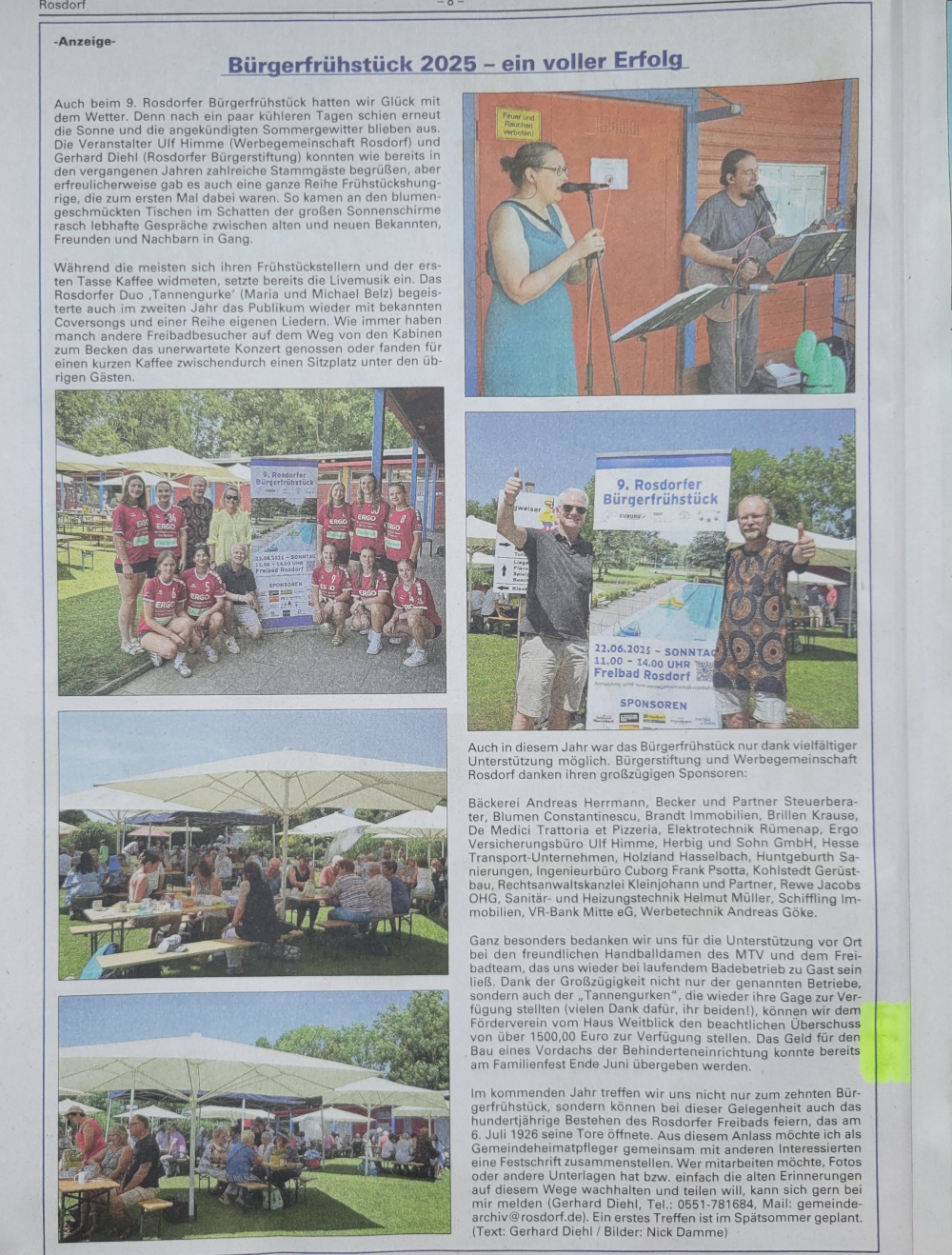 04.07.2025 Rosdorf Aktuell