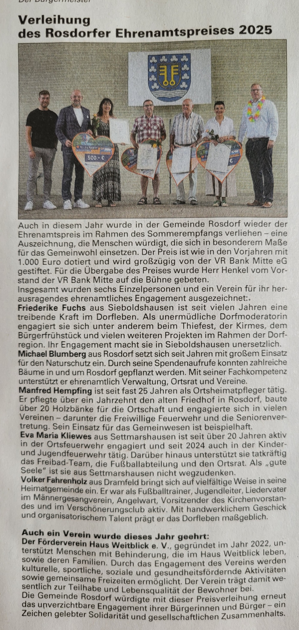 18.07.2025 Rosdorf Aktuell